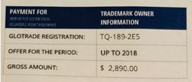 Example of invoice that charges astronomical or irregular fees that you have not previously encountered
