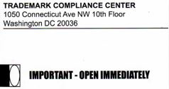 Example of invoice that arrives around the same time as legitimate notices and uses demanding language to create a sense of urgency