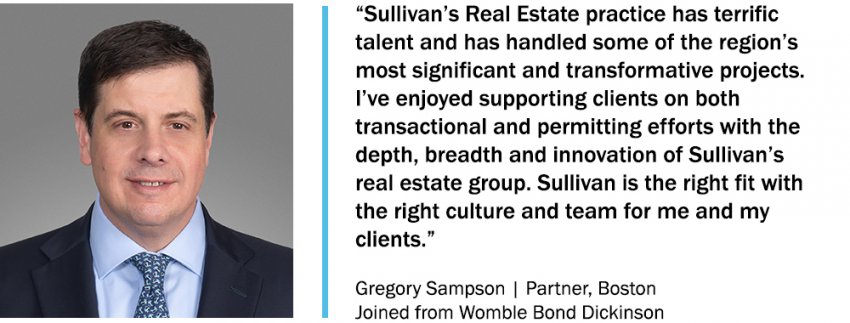 Gregory Simpson, Partner in Boston, headshot and quote