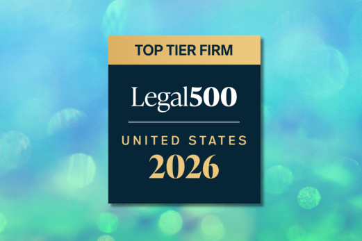 Top Tier Firm, Legal 500 United States 2026