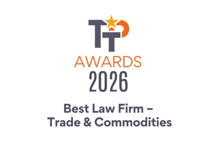 2026 Trade Treasury Payments (TTP) Awards 2026: Best Law Firm - Trade & Commodities